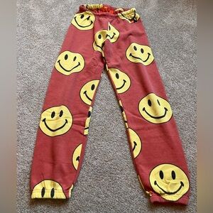 Aviator Nation Smiley Face Sweatpants (unisex)